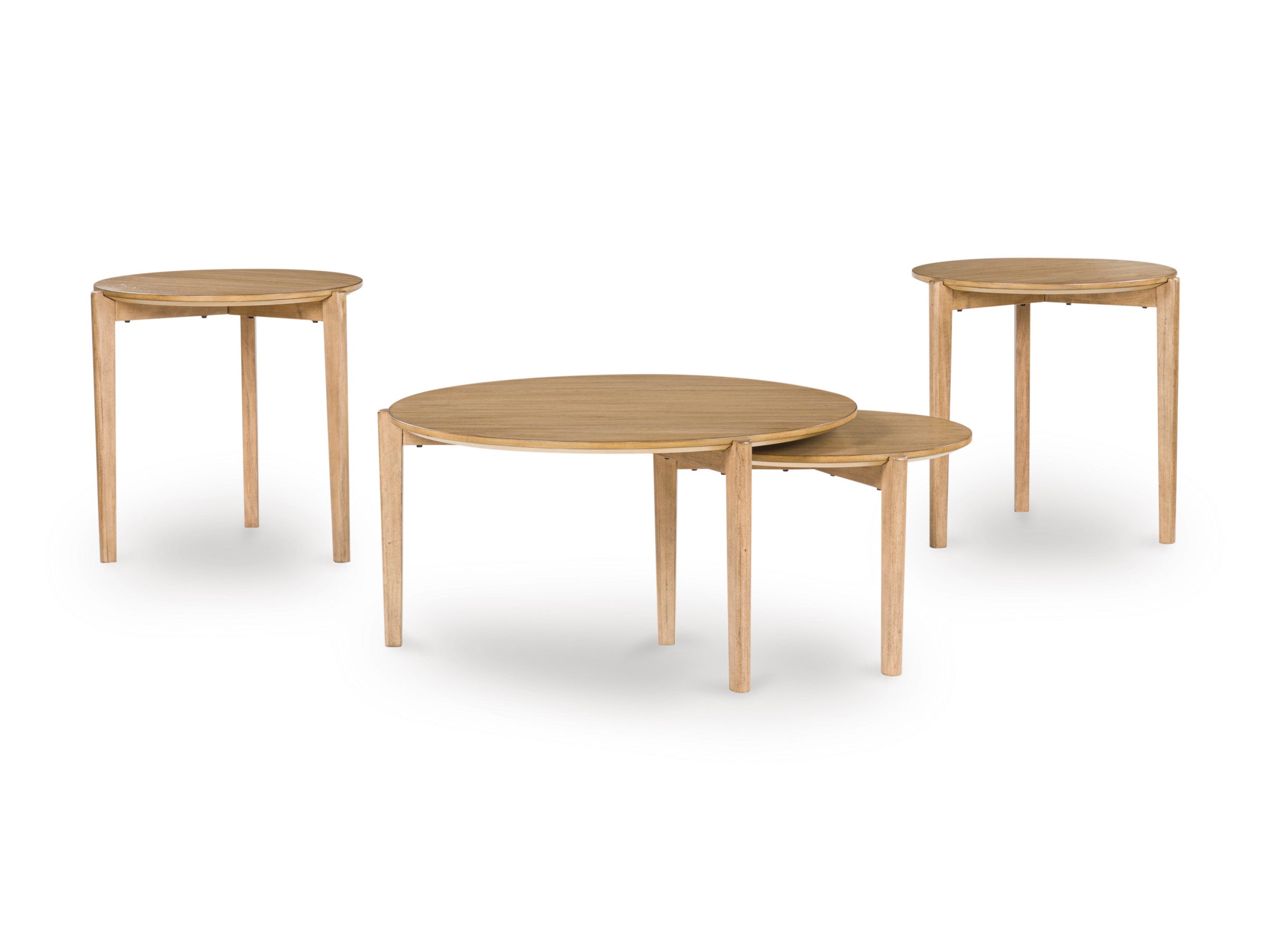 Naborlee Coffee table set (Nesting Cocktail table + 2 end tables)