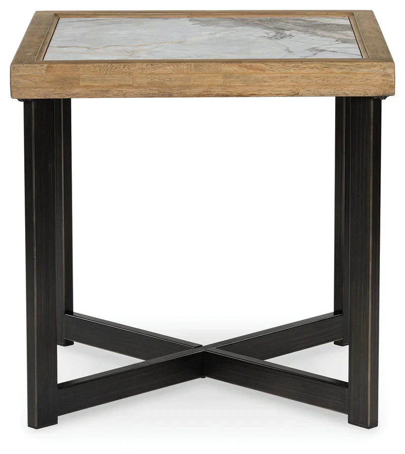 Montia Square Cocktail Table + 2 End table