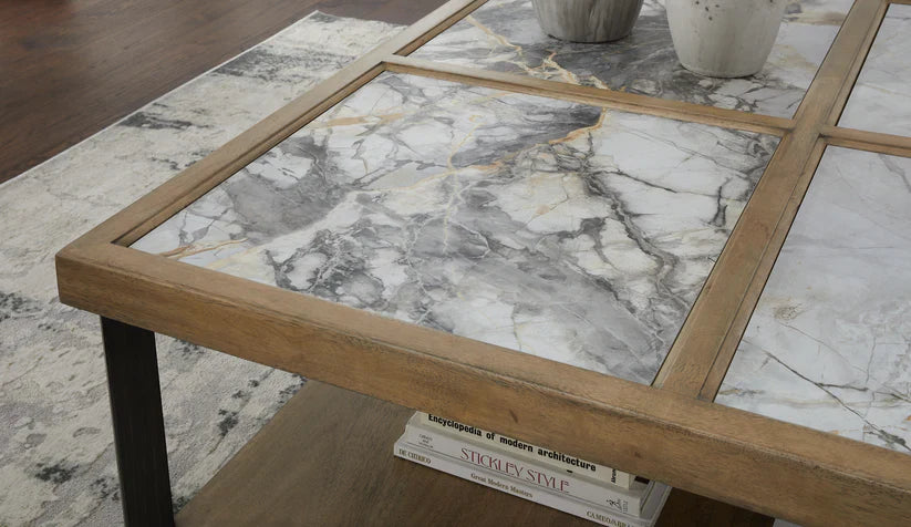 طاولة كوكتيل مونتيا سكوير + 2 طاولة نهاية