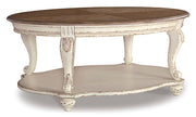 Realyn Oval Cocktail Table
