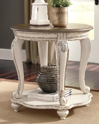 Realyn Coffee Table + 2 end table