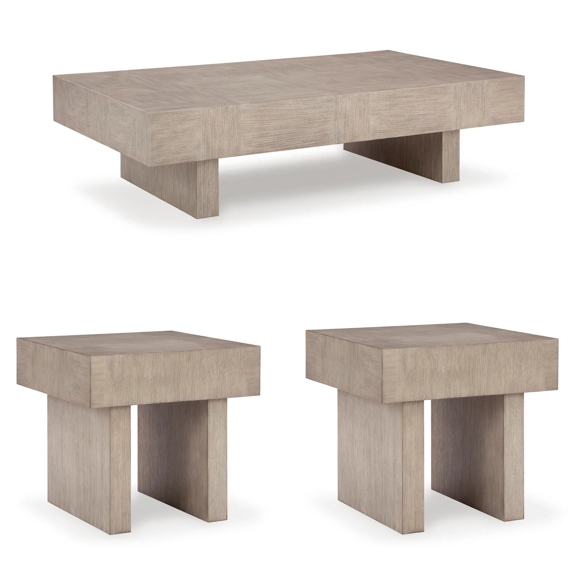 Jorlaina coffee Table + 2 end table