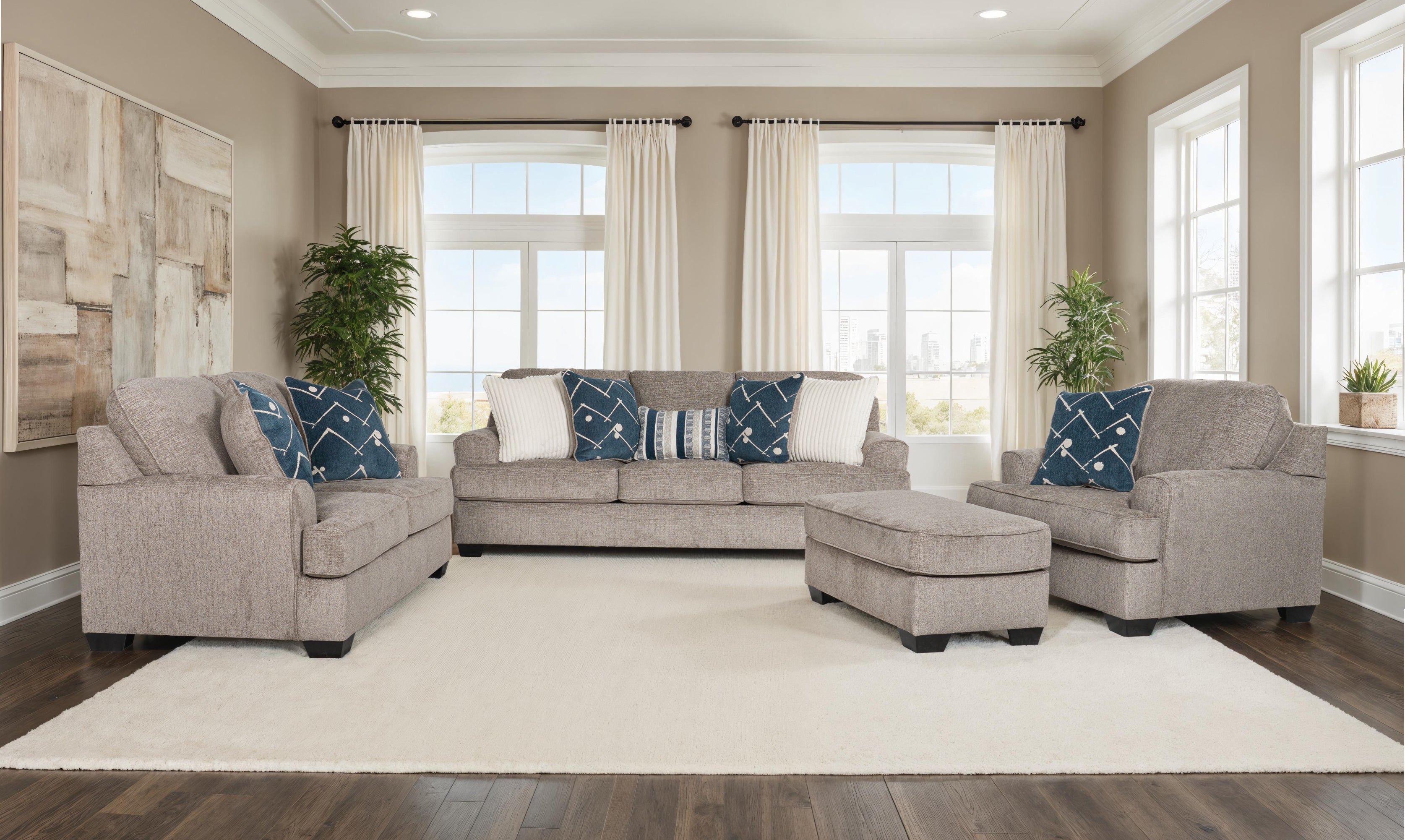 Royal Crest Ottoman