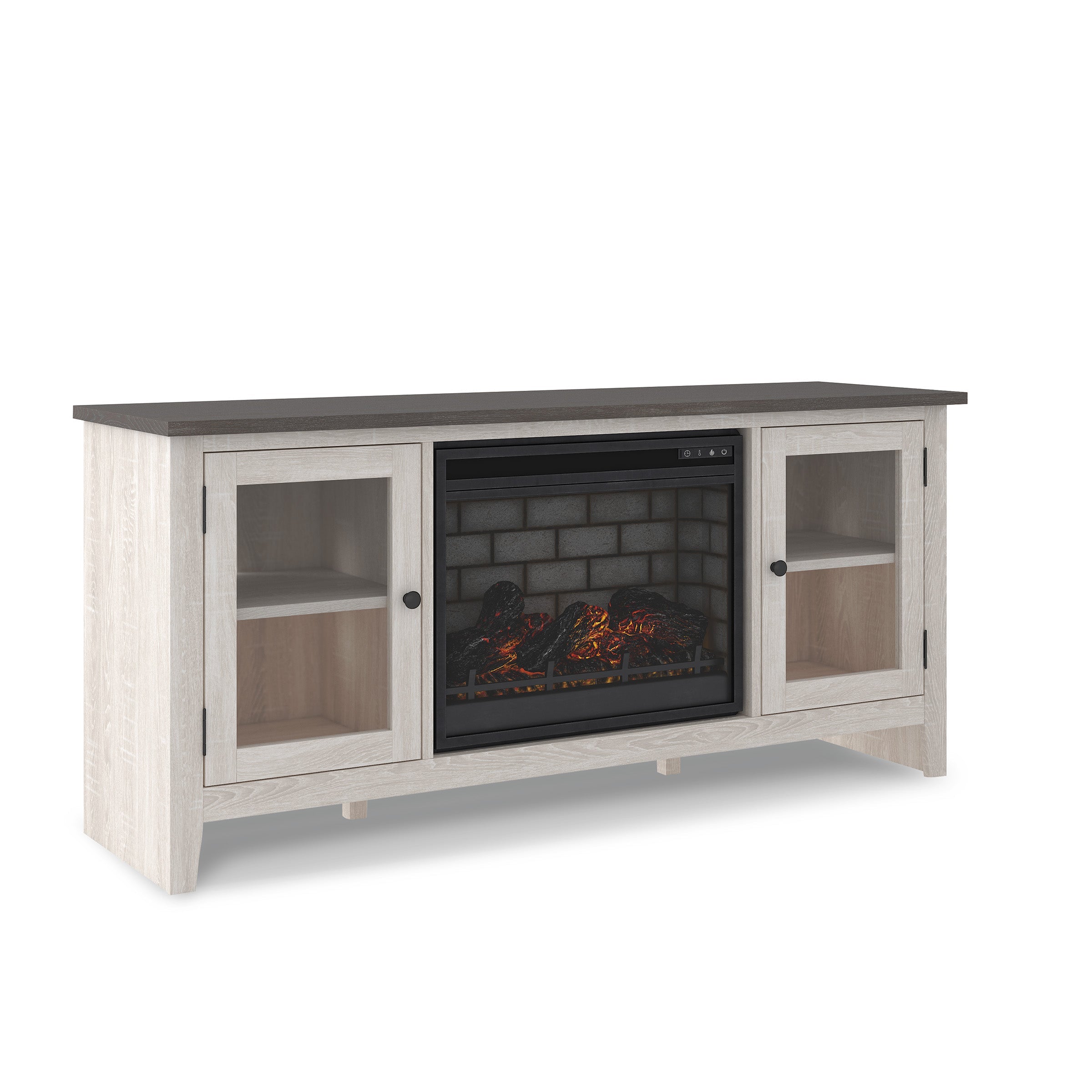 Dorrisnon Tv Stand with Fireplace Option