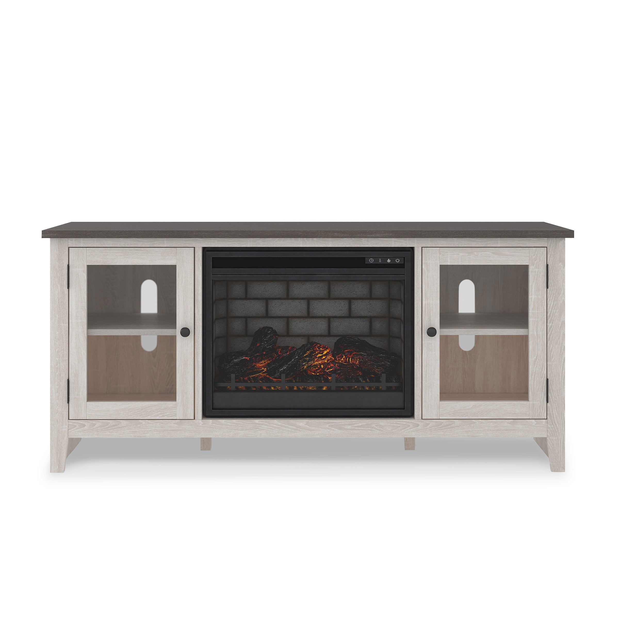 Dorrisnon Tv Stand with Fireplace Option