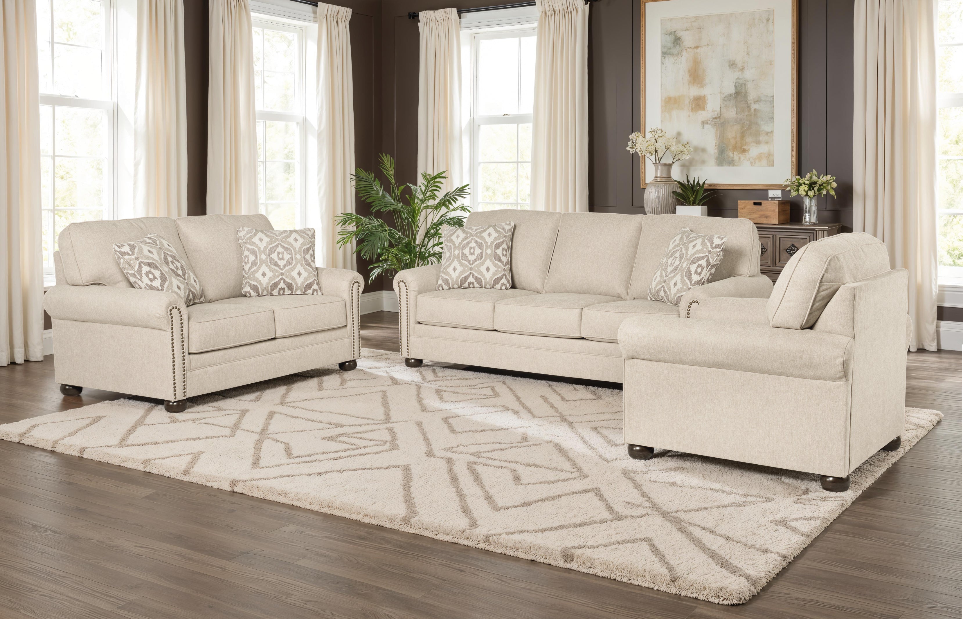 Valentino Sofa Set (3+2+1)