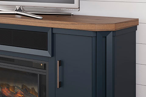 Landocken XL حامل تلفزيونمع خيار الموقد