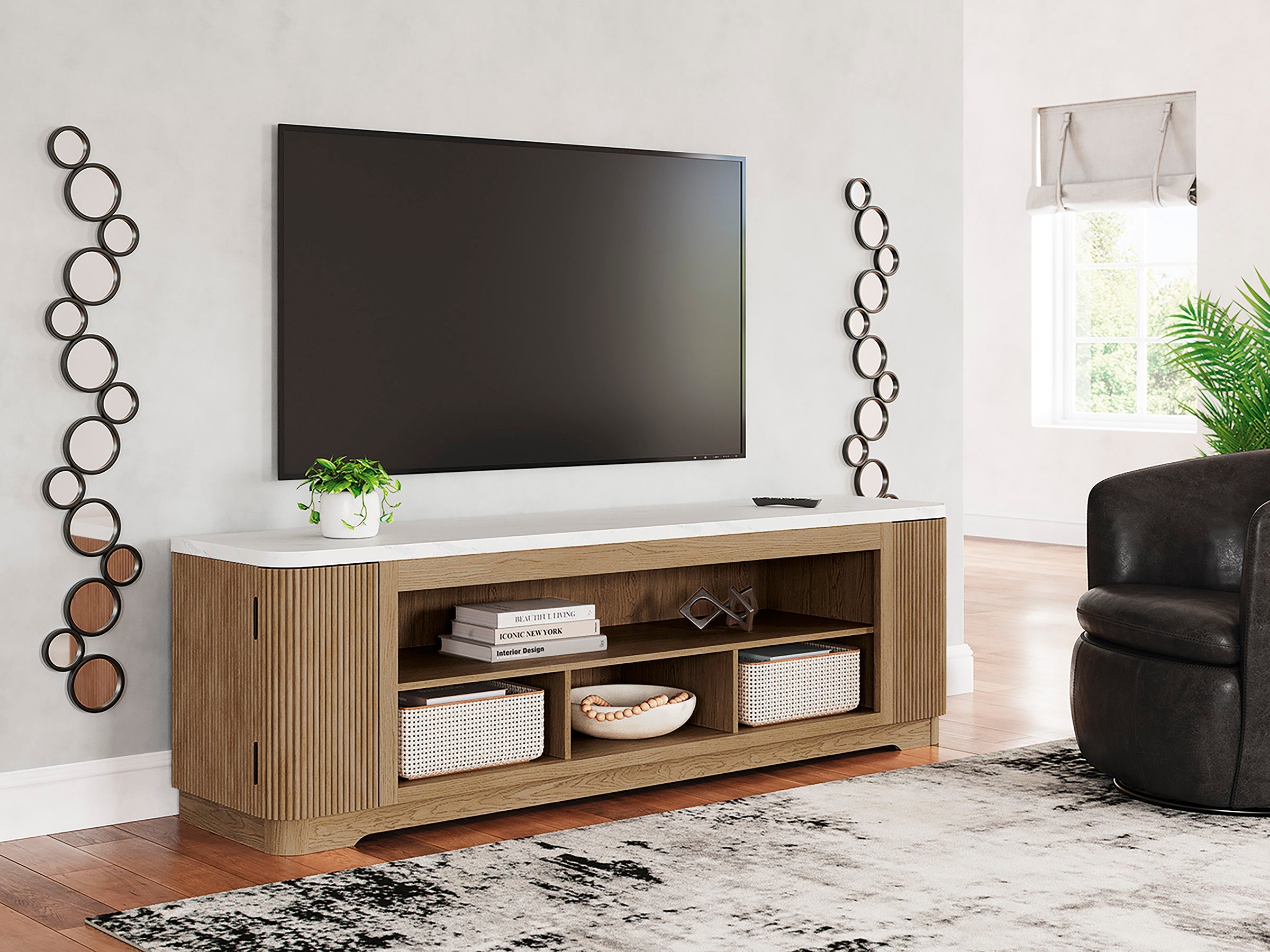 Camdill XL Tv Stand With Fireplace Option