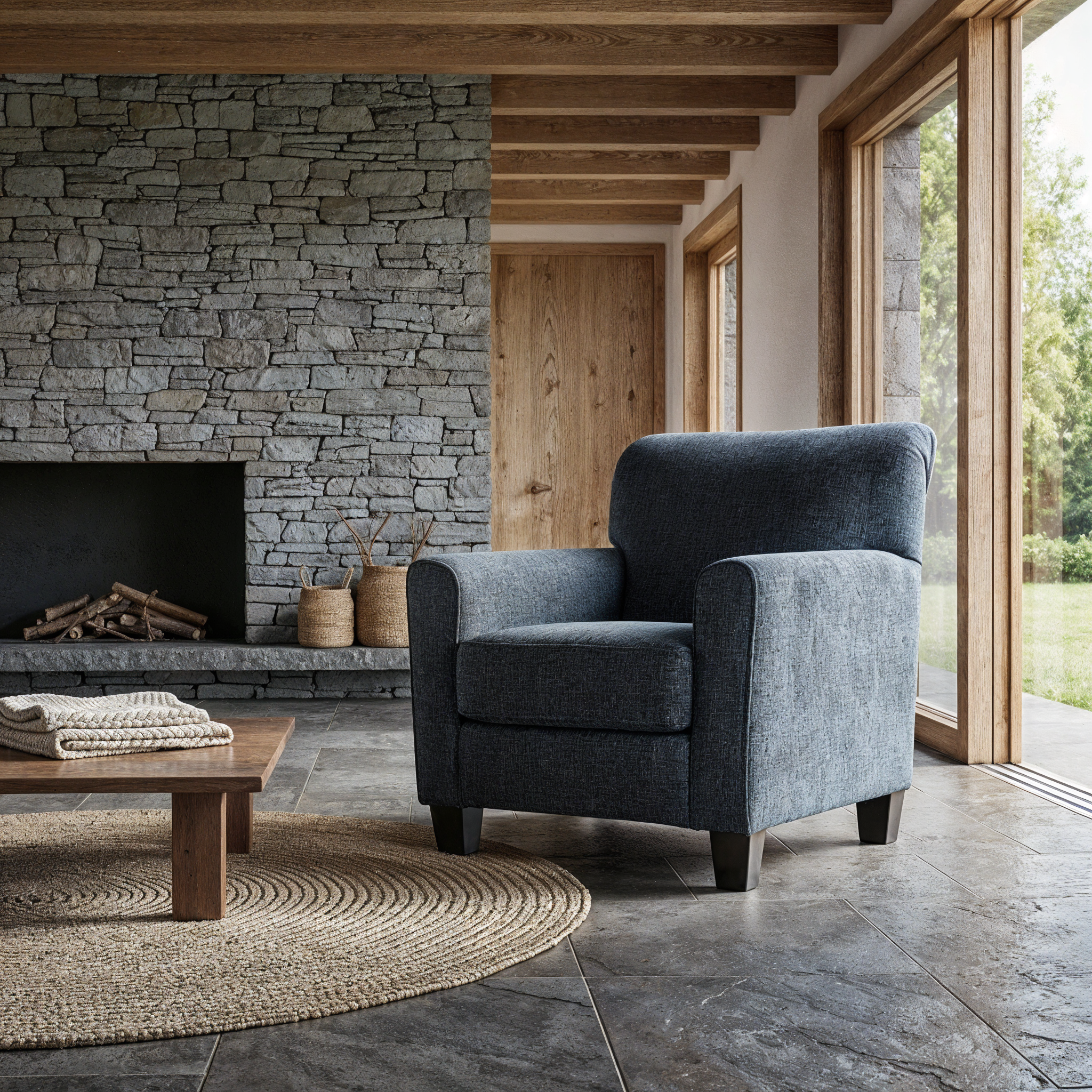 Back spin Sofa (3+2) + 2 Accent Chairs